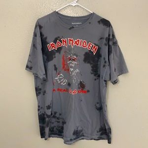 Iron Maiden tie dye shirt